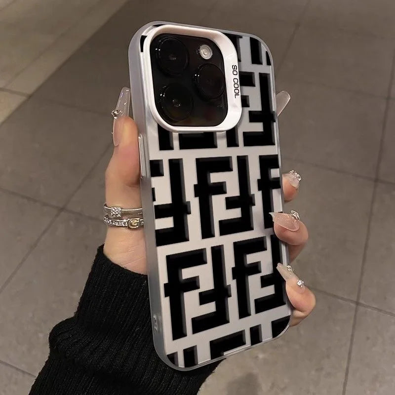Creative and personalized phone case for iPhone 16 15 14 13 12 11 Pro/ Max/Plus shock-proof rear cover anti-fingerprint