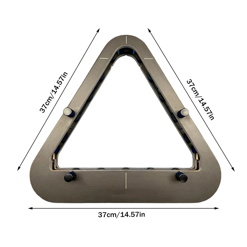 Precision-Made Professional Pool 8-Ball/9-Ball Rack, Solid Wood, Zero Gap Structure