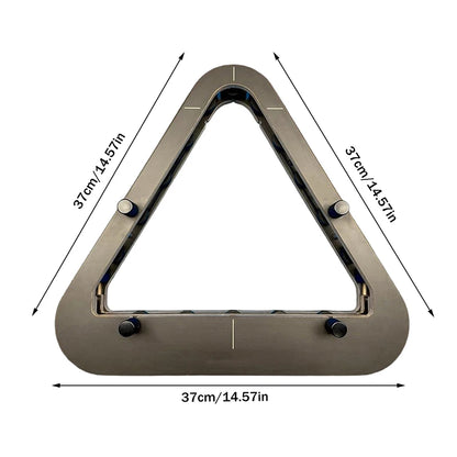 Precision-Made Professional Pool 8-Ball/9-Ball Rack, Solid Wood, Zero Gap Structure