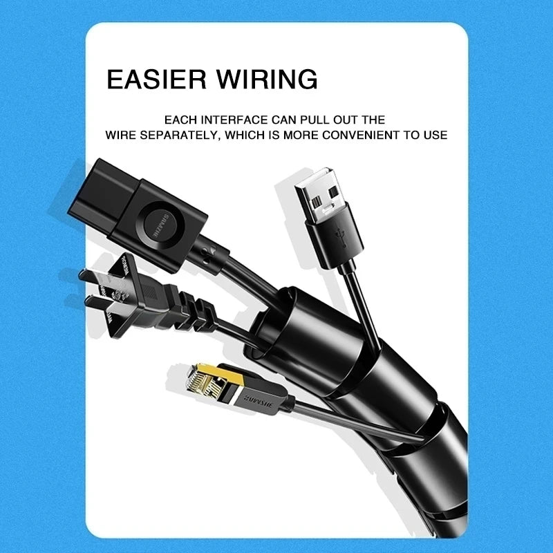 Flexible Spiral Cable Wire Protector 1M/2M - 10/16mm