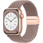 Geflochtenes Armband für Apple Watch 44mm 40mm 45mm 49mm 41mm 38mm Schnallenarmband iWatch Series SE 7 3 6 8 9 Ultra 2 Magnetisches Armband