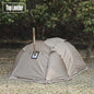 Fireproof 2 Person Winter Tent Hot Tent Waterproof Tunnel Dome Tent with Stove Jack and Snow Skirt for Camping Hiking 4 Season