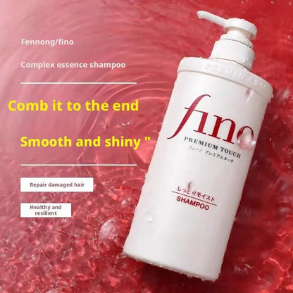 Fino Oil Control Fluffy Shampoo Conditioner Controls Oil Deeply Nourish Improve Frizz High Permeability Hair Improves Frizz
