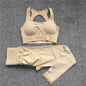 2PCS XL Seamless Women Fitness Arise Epic Yoga Sets High Waist Gym Scrunch Leggings Sports Bra Workout Active Wear Suits XP228