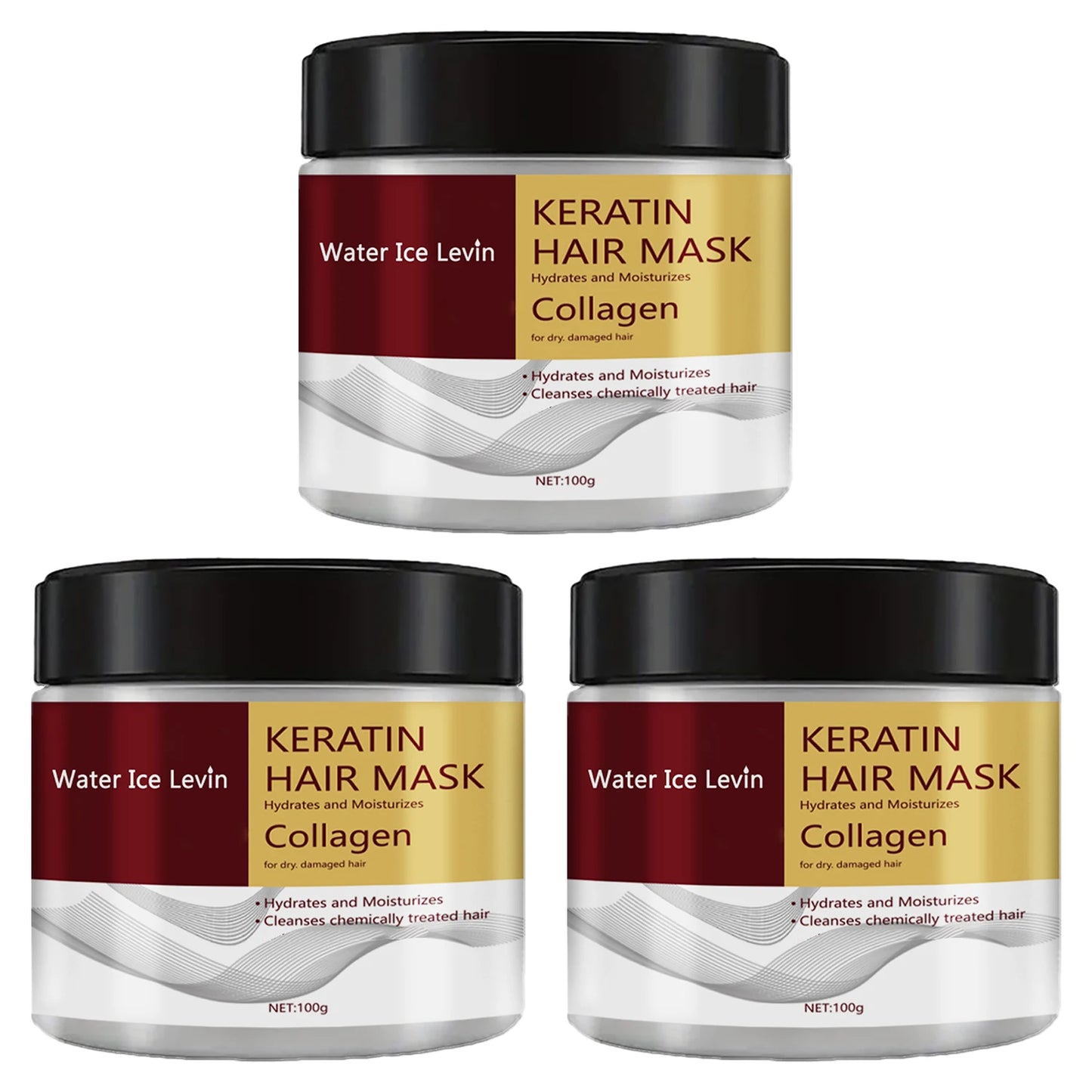 Kollagen Keratin Haarmaske Dual Oil Control Feuchtigkeitscreme Spülung Weich Glatt Frizz Geschädigte Reparatur Revitalisieren Haarpflege