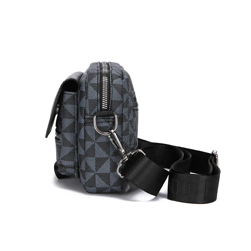Business Herren Clutch Bags Hochwertige PU-Leder Herren Kleine Umhängetasche Multifunktionale Herren Handtasche Tasche mit Hüftgurt
