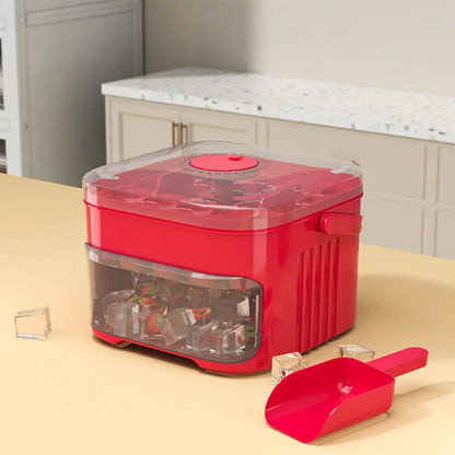 50-Cube Ice Maker Double Layer Household Ice Box