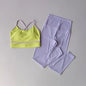 Women's Yoga Set Workout Set 2 Piece High Waist Yoga Leggings Sports Bra Gym Suit Activewear Sports Fitness Set Sports Suit