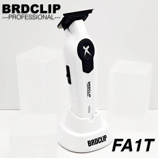 White and black hair clipper with 'BRDCLIP' branding on a white background
