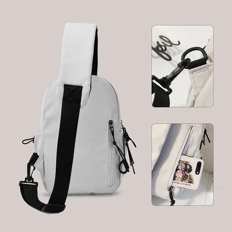 Lightweight Crossbody Chest Bag for Cycling & Outdoor Sports
