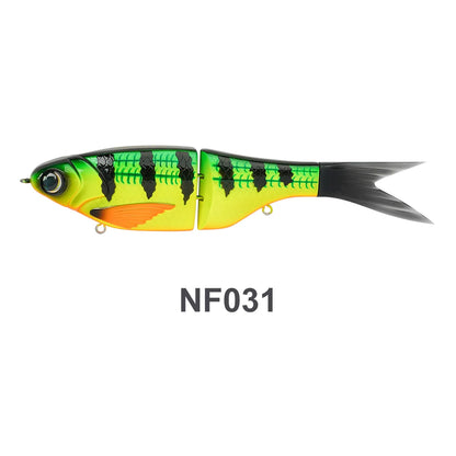 Noeby Amata Glide Swimbait Gummifisch 215mm 73g Langsam sinkende Silikon-Wobbler für Hecht Barsch Zander Glide Swimbait Angelköder