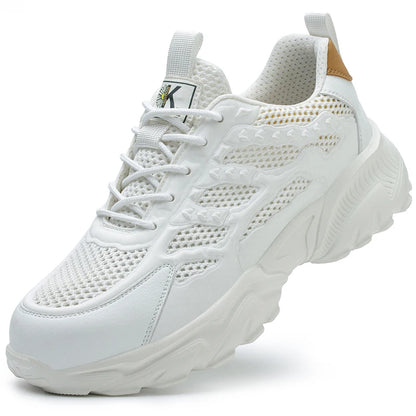 Breathable Mesh Safety Shoes Lightweight Work Sneakers