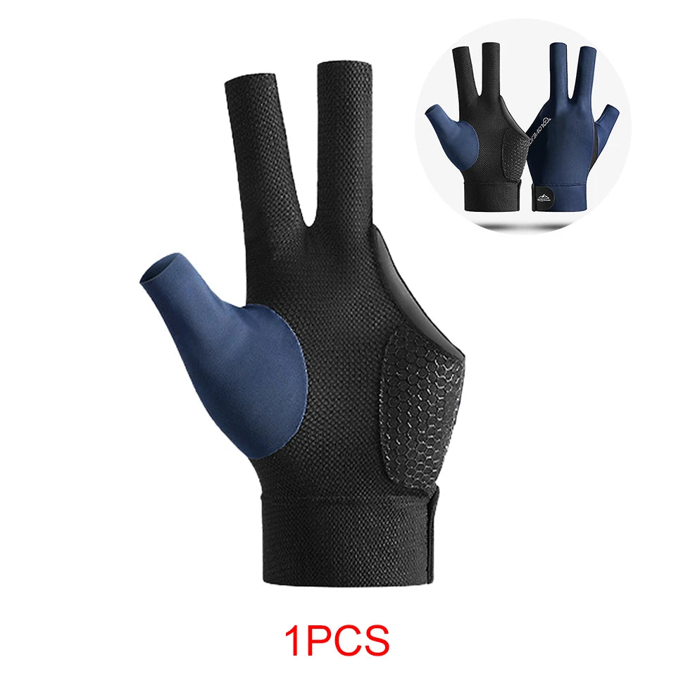 NOFOXO Open Finger Pool Glove - Breathable Snooker Billiard Glove