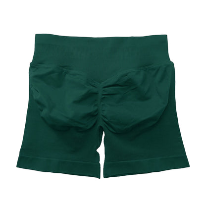 Women's 4.5" Biker Shorts | Scrunch Butt Seamless Yoga Gym Leggings