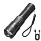 Leistungsstarke LED-Taschenlampen 300000LM Taktische Taschenlampe mit Displaylicht USB-Ladefunktion Camping Angeln Verteidigung Zoom-Laterne
