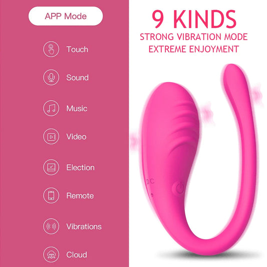 App Controlled Wearable Vibrator 9-Speed G-Spot Toy