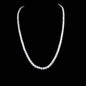 0.80ct Lab Diamond Tennis Necklace 14K White Gold | VS1 E/F | GGL Certified