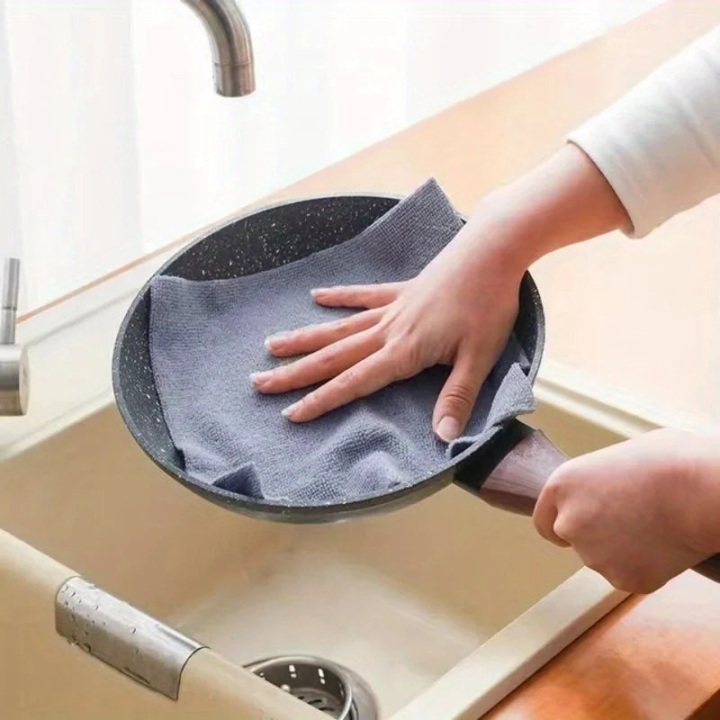 Microfiber Dishcloth Double-Sided Kitchen Cloth - 20 Sheets