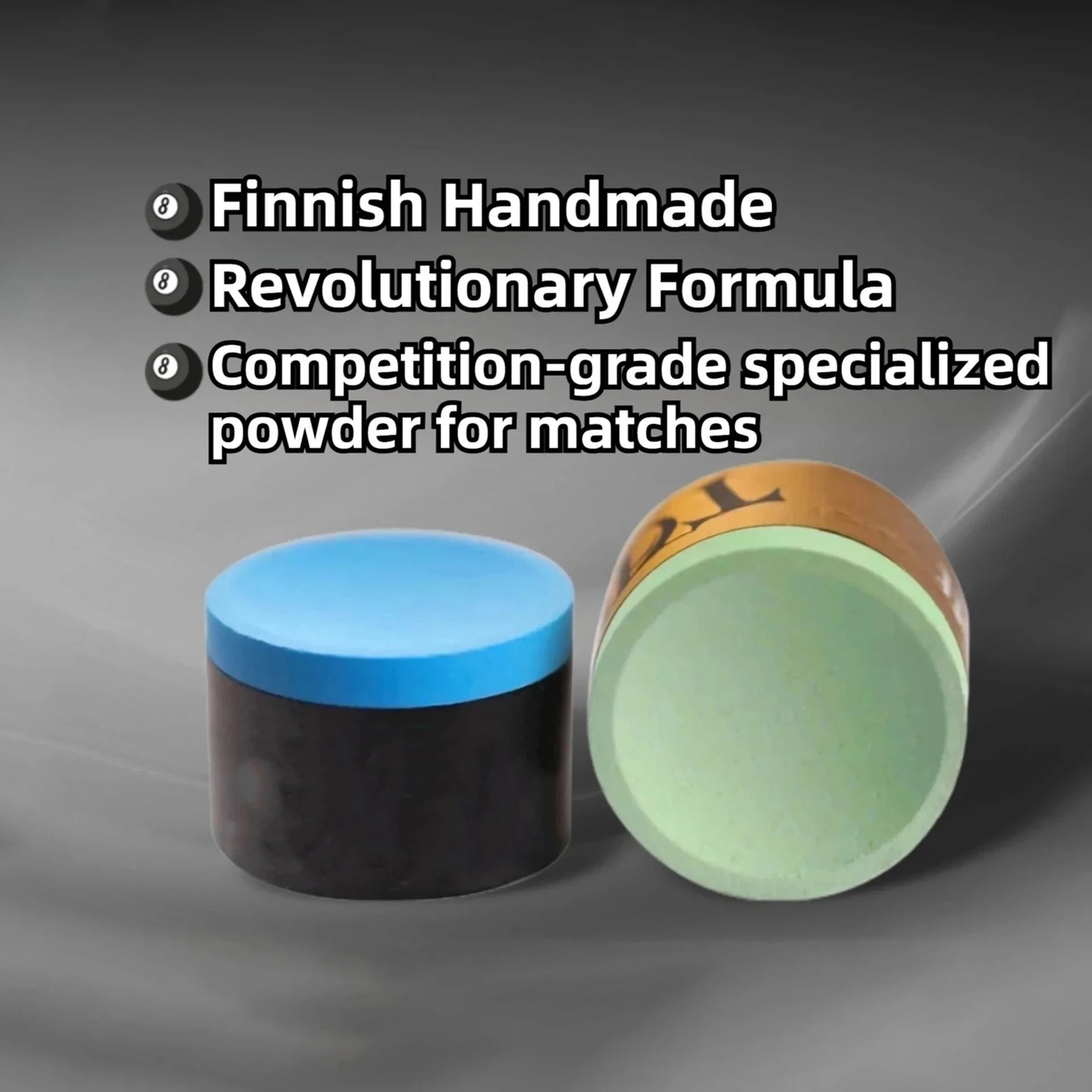 New Soft Billiard Round Chalk Blue/Green/Pink Colors Professional Chalk Snooker Pool Chalk Billiards Accessories