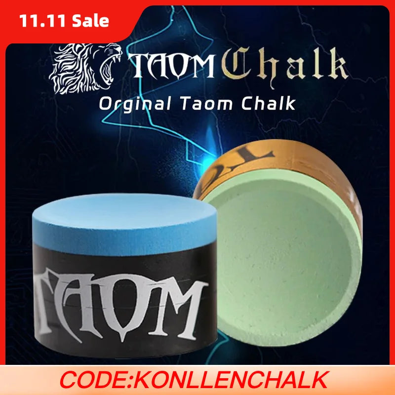 Taom Chalk Pyro Chalk V10 Soft Blue Billiard Pool Chalk 2.0 Pyramid Pink Green Snooker for Professional Round Billiards Chalk