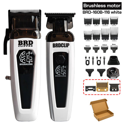 BRDCLIP 106B FA1T 609 Profi Haarschneidemaschine 7500RPM 7700RPM 7000RPM DLC Klinge mit Basis 106B Bürstenloser Motor Haarschneider