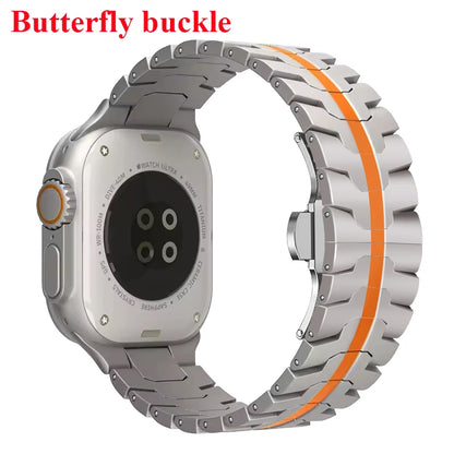Stainless Steel Strap For Apple Watch Series 11 10 9 8 SE 3 46mm 45mm 42mm 44mm Metal Bracelet Band For iWatch Ultra 3/2/1 49mm