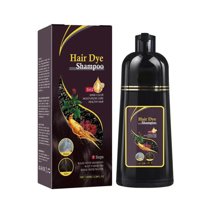 Nova Haarfärbemittel 3-in-1 Haarpflege Shampoo Natürliches Schnellweißhaar Gefärbtes Schwarzes Haarfärbemittel Dauerhafter Komfort Männer Frauen Haarpflege