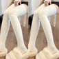 Frühling Herbst Kniestrümpfe für Damen Weiße vertikale Streifen Lange Socken Mode Mädchen JK Skinny Stiefelsocken Japanischer Stil