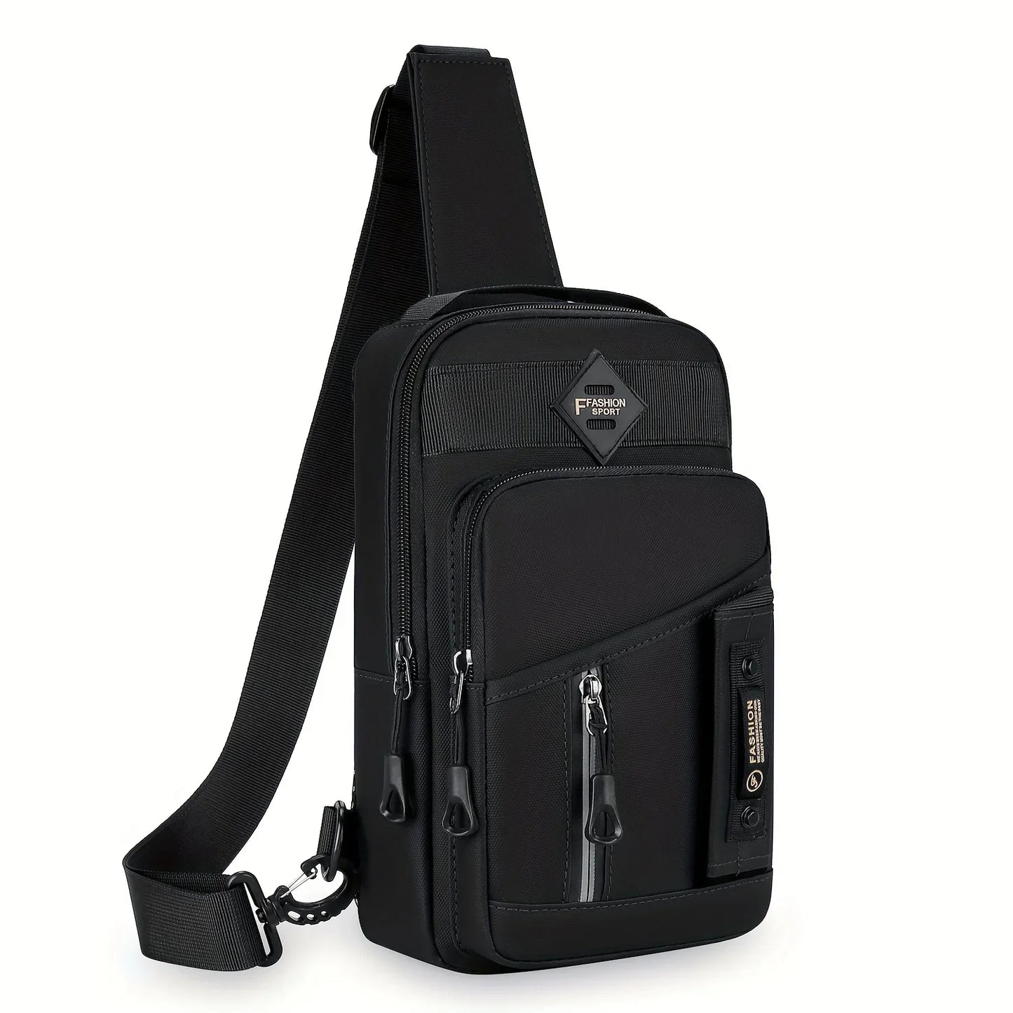 New Men Shoulder Bags Chest Bag Multifuncional Crossbody Bags Travel Sling Bag