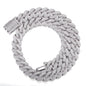 Iced Out Moissanite Cuban Link Necklace for Men | Hip Hop Chain