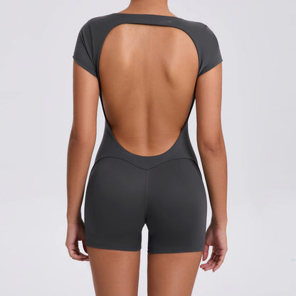 Sporty Jumpsuit Sport Outfit for Woman Sportswear Padding Sports Overalls 2025 Gym Set Women Suit for Fitness Yoga Clothes