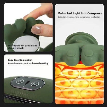 Palm Red Light Hot Compress with massage and decontamination features.