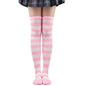 Long Socks Womens Over Above Knee Striped Thigh High Stockings Polka Dot Ladies Black White Pink Cosplay Lolita Harajuku Y2k