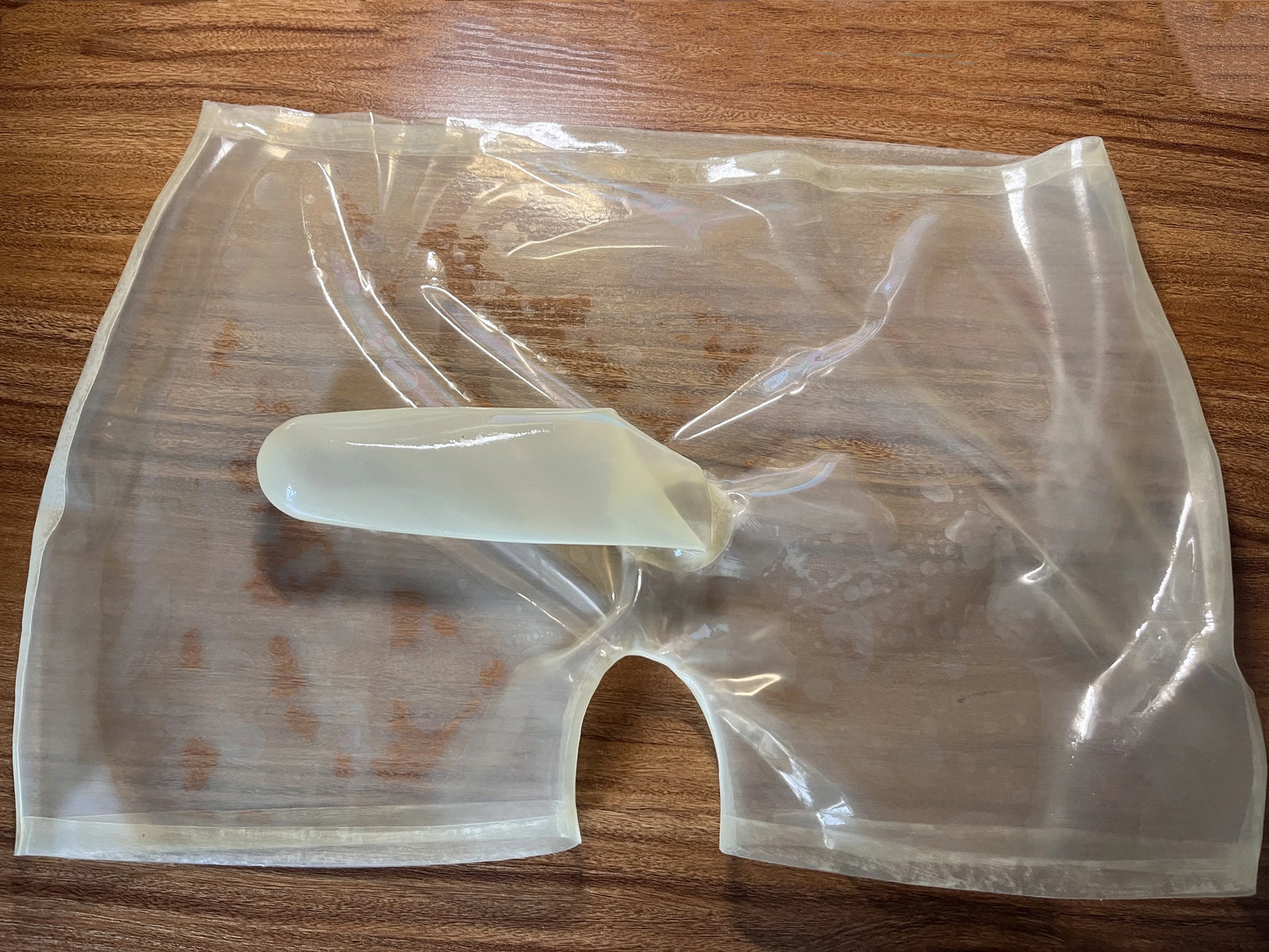 Men's Transparent Latex Boxer Brief Condom Rubber Custom