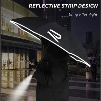 Car Led Light Automatic Folding Windproof Sunshade Umbrella For Volkswagen R Touareg Tiguan Magotan GTI Golf Passat Arteon Polo