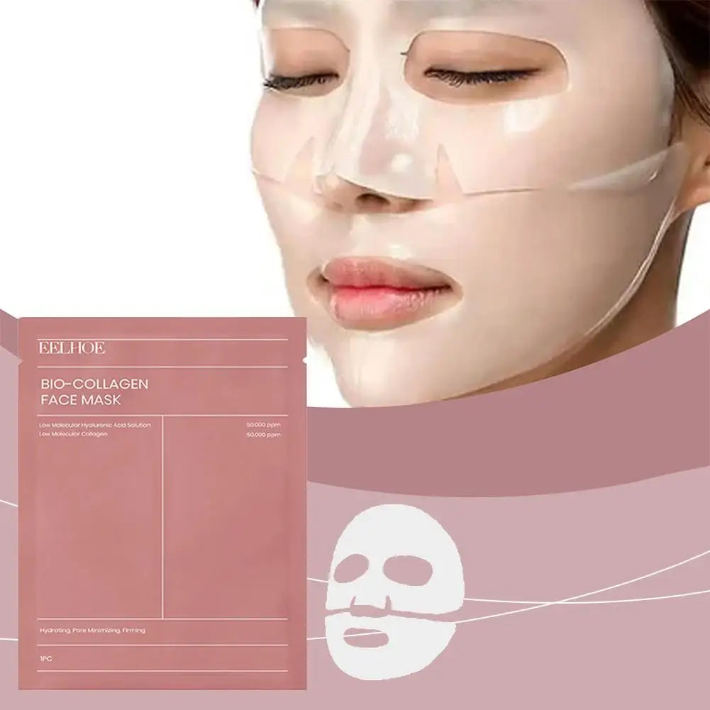 1/5/10 Stück Bio-Kollagen-Gesichtsmaske Porenverkleinernd Tiefenhydratisierende Nachtmaske Feuchtigkeitsspendende Erfrischende Aufhellende Gesichtshautpflege