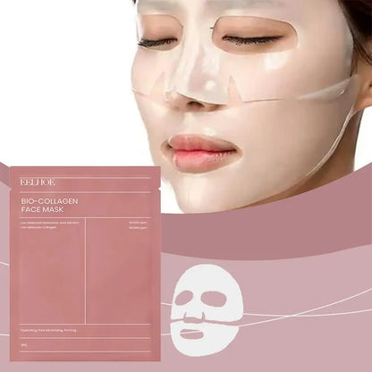 1/5/10 Stück Bio-Kollagen-Gesichtsmaske Porenverkleinernd Tiefenhydratisierende Nachtmaske Feuchtigkeitsspendende Erfrischende Aufhellende Gesichtshautpflege