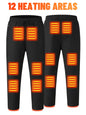 USB Electric Heated Winter Pants Thermal Hiking Ski Sports Warm Wearable Heating Technology for Outdoor Camping Trekking