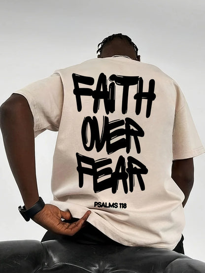 Men's Lightweight Letter Print T-Shirt | Summer Casual