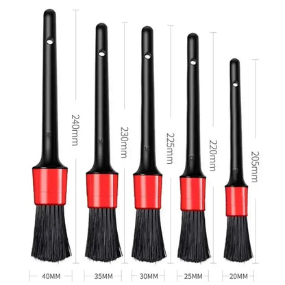 Car Detailing Brush Set - Dashboard & Wheel Brushes