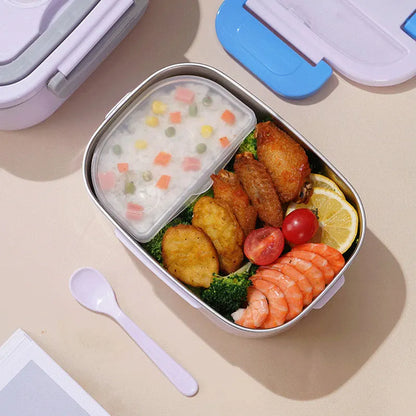 60W Electric Lunch Box Food Warmer 1.5L Car Home