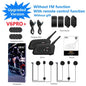 EJEAS V6 PRO+/PLUS Motorradhelm Bluetooth Walkie Talkie für 6 Fahrer, Reichweite 800 Meter, wasserdicht IP67