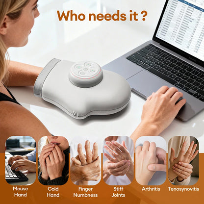 Electric Air Pressure Hand Massager Finger Glove