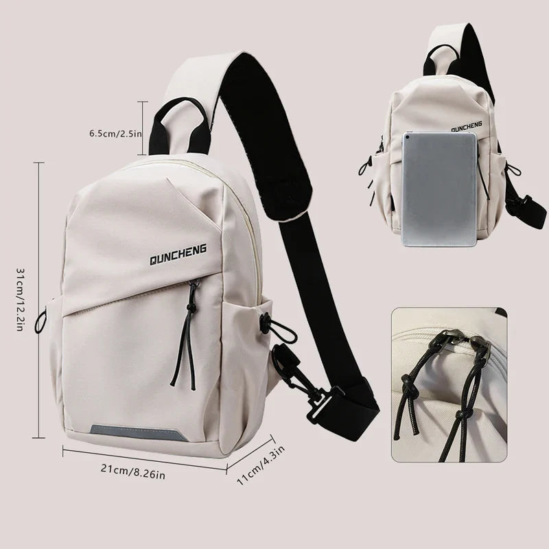 Lightweight Crossbody Chest Bag for Cycling & Outdoor Sports