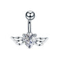 1Pc Surgical Steel Belly Button Ring Navel Nombril Piercing CZ Belly Ring Sexy Women Belly Piercing Body Jewelry Ombligo 14G