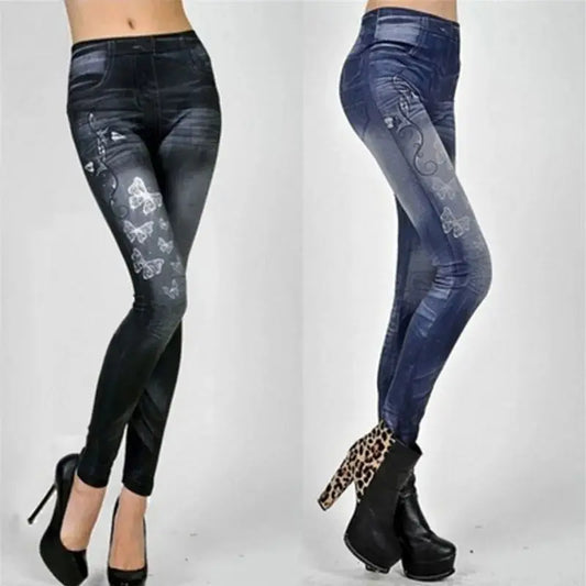 Teglex Skinny Jeggings Casual Stretchy Denim Leggings