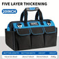 Multifunctional Tool Bag Thickened Large Capacity Waterproofed Wear-Resistant Toolkit MultiPocket Electrician Storage Bag