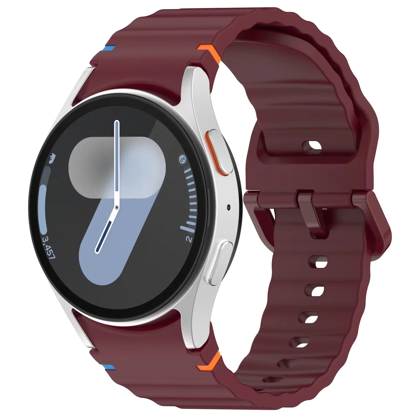 Silicone Strap for Samsung Galaxy Watch7 6 5 4 44mm 40mm Sports Watches Instead of Bracelets for 6/4 Classic 47mm 46mm 43mm 42mm