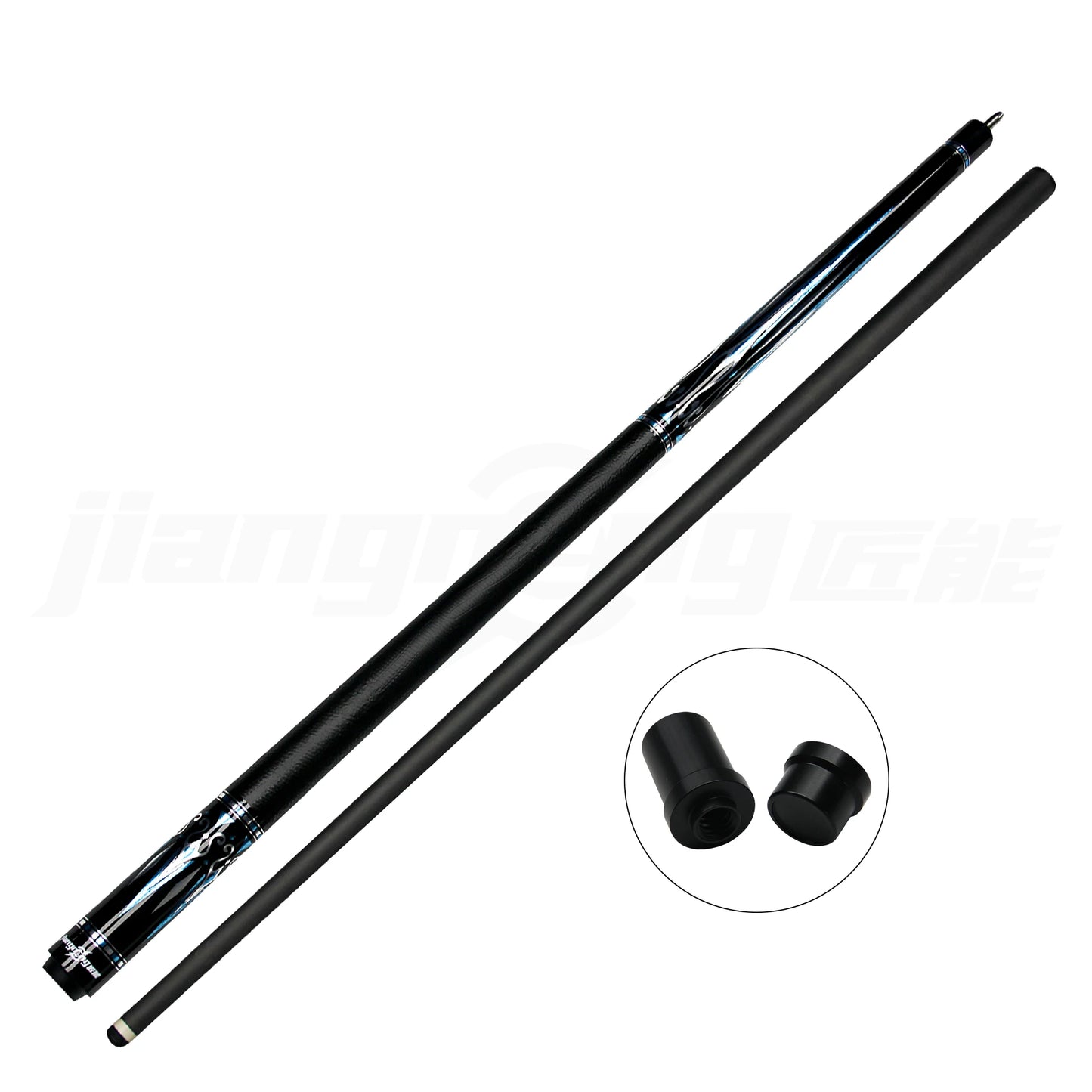 Professional-grade Carbon Fiber Uni-Loc Pool Cue 12.5 mm Multi-Layer Leather Tip Precise Force Transmission