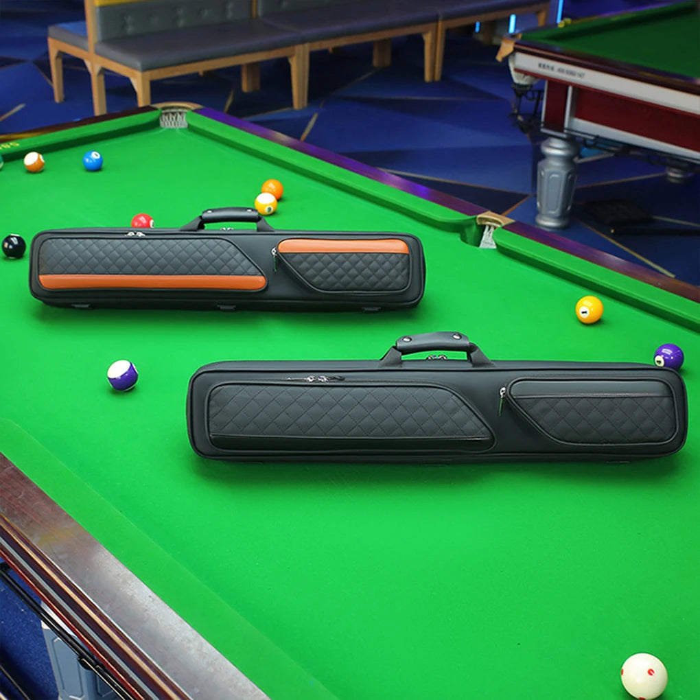 1/2 Portable Pool Cue Case Snooker Pool Cue Bag Oxford Cloth Lightweight Soft Billiard Cue Stick Storage Pouch Sport Accessories